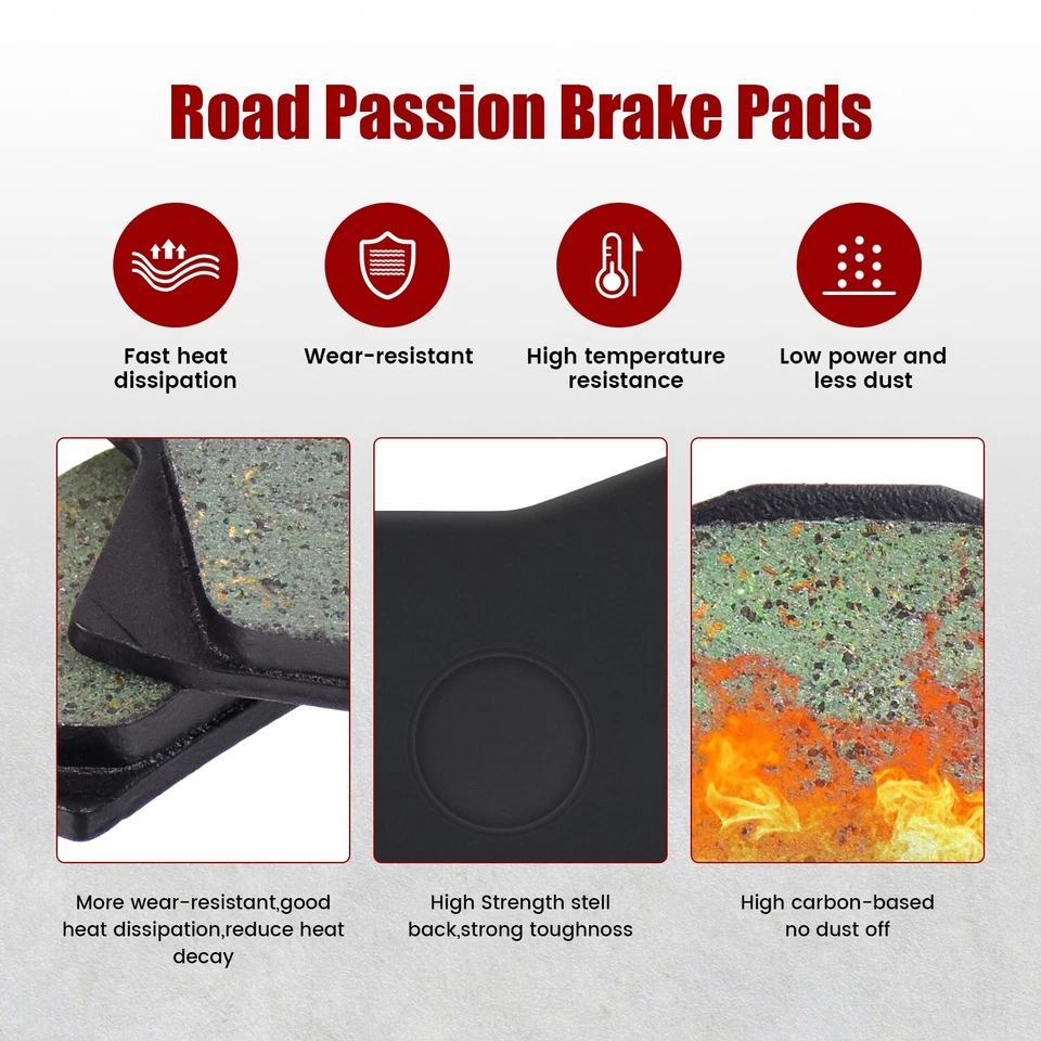 Front Rear Brake Pads For 2000 2001 2002 Polaris 325 Trail Boss 325 - Image 2 of 4