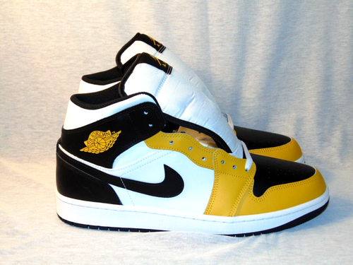 Air Jordan 1 Mid ‘Yellow Ochre’ -Dq8426-701 Sz 12 - Picture 5 of 9
