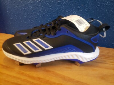 Adidas Icon 6 Bounce Metal‎ Baseball Cleats FV9350 Black Blue Men\'s Size 7 New Adidas Icon 6 Bounce Men main image 2