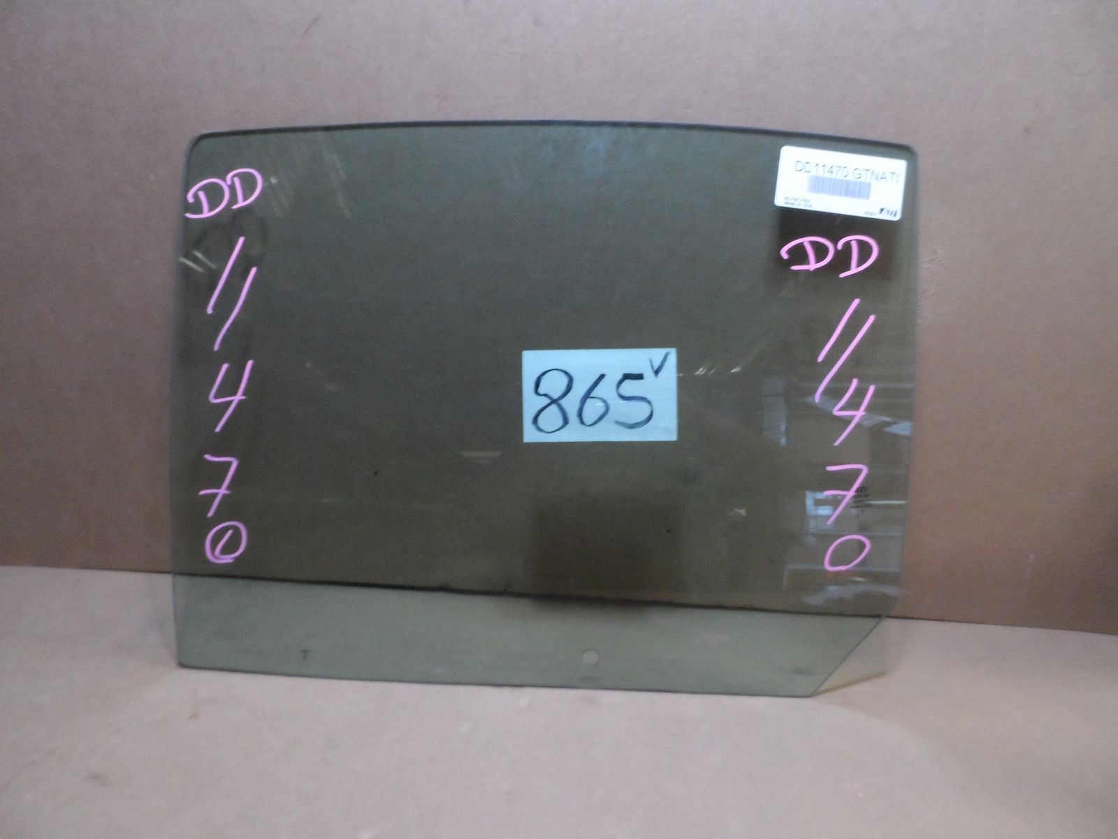 09 10 11 12 13 Lincoln MKS REAR DRIVER Side Door Glass USED #865-V
