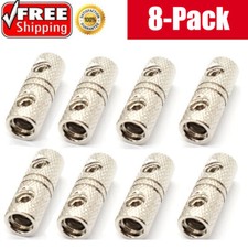 8pcs 8 GA Wire Coupler Terminal Butt Connector Gauge Input and Output Set Screw