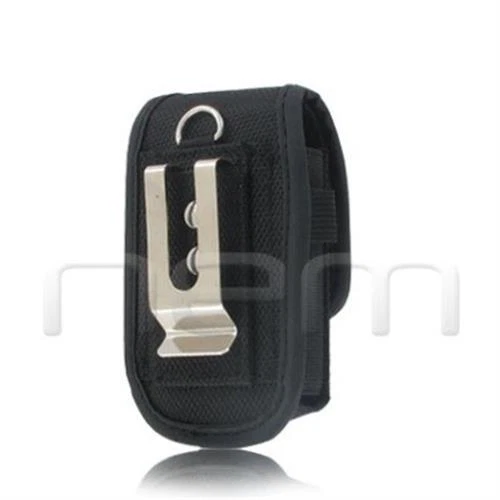 Black Vertical Heavy Duty Rugged Clip Case Pouch For Verizon Samsung Gusto 2 - Image 2 of 2