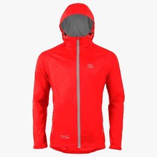 Highlander Stow & Go Packaway Waterproof Windproof Walking Jacket Red Medium