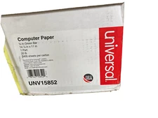 Universal green bar computer paper