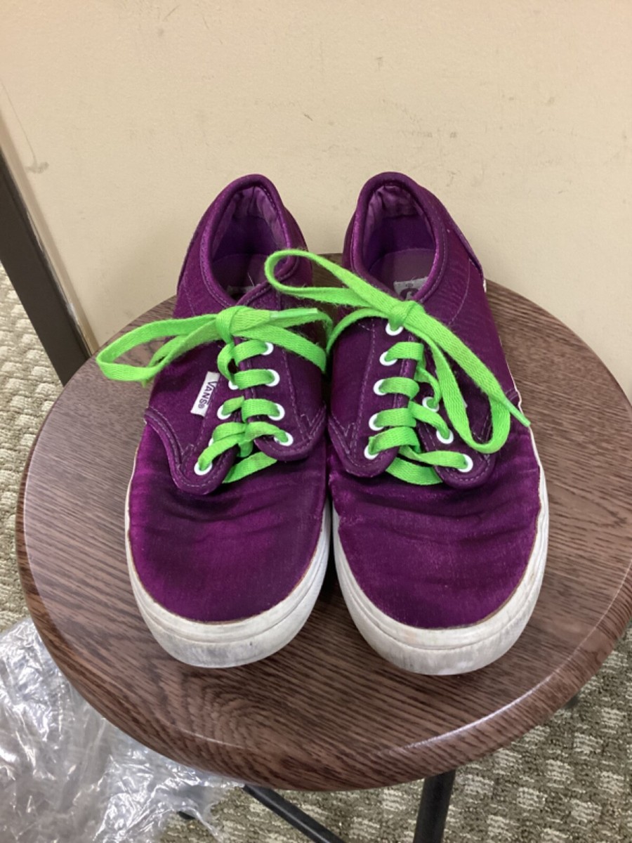 Lavender Lime Green Skate Shoes Women  display picture 3