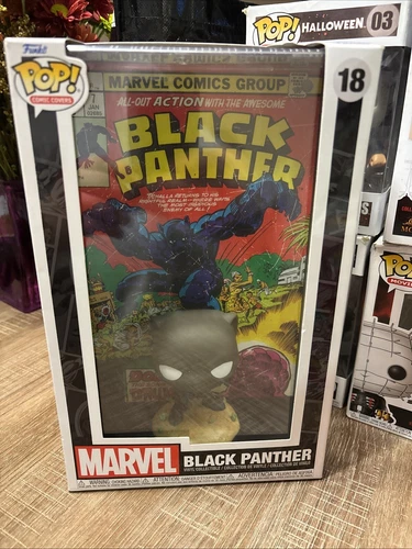 Funko Pop! Comic Covers Marvel 18 Black Panther Vinyl Figure New Sealed