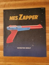 Nintendo "NES ZAPPER" Instruction Booklet.1988,,Almost Perfect Condition