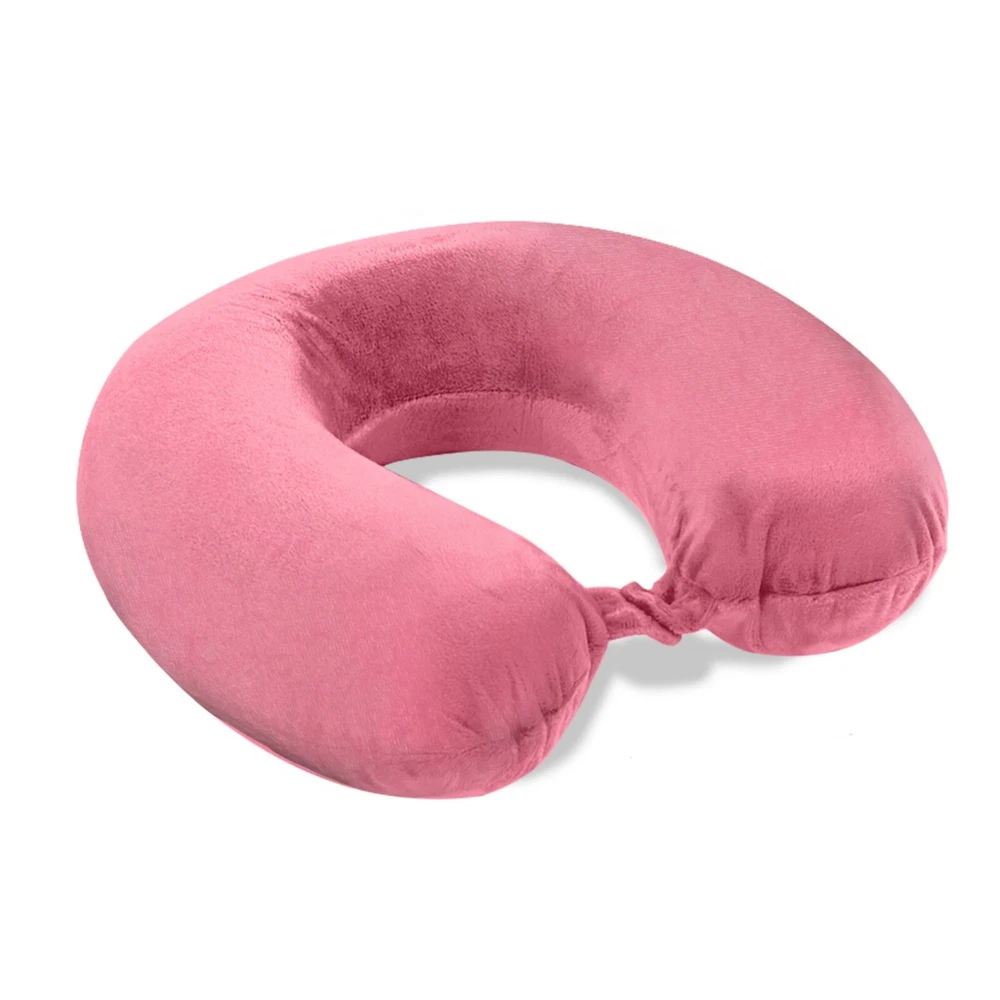 Travel Pillow Memory Foam Neck Support Super Soft Head Rest Car Plane Cushion