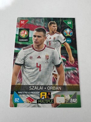 Panini UEFA EURO 2020 Adrenalyn XL Card #353 Multiple Szalai Orban Hungary Sehr guter Zustand