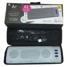 Image of KitSound BOOMBAR Grey Bluetooth Speaker With Case UNUSED