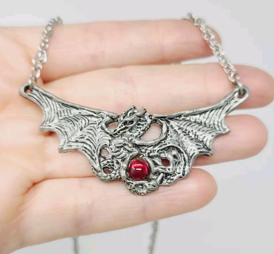 Fellowship Foundry Necklace Dragon Signed Kevin O’hare 2001