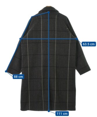 NEIGHBORHOOD Chester Coat GrayxBlackxWhite(Herringbone) L