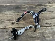 Dia Compe Mx 1000 Front Bmx Brake Set Lever Black Silver Old School Vintage 1983