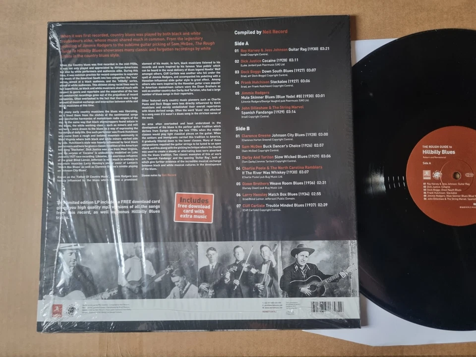 The Rough Guide To Hillbilly Blues (Reborn And Remastered) LP 2017 WMN EX/EX Foto 2 de 4