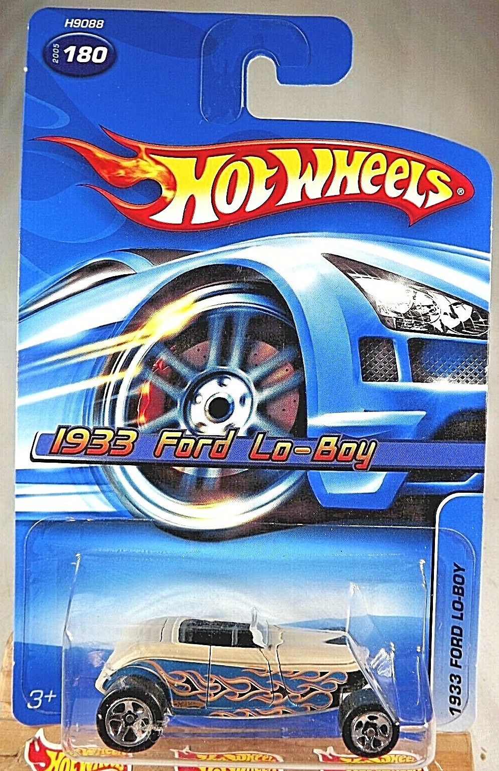 2005 Hot Wheels Mainline/Collector #180 1933 FORD LO-BOY Tan w/Chrome 5 Spokes