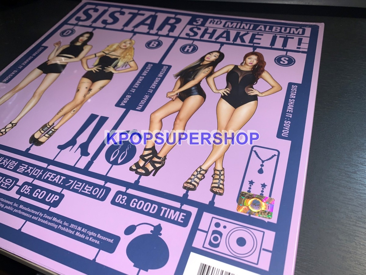 SISTAR 3rd Mini Album Shake It CD Photocard New Sealed Rare