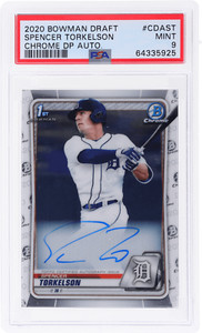 2020 Bowman Draft Spencer Torkelson Chrome Auto #CDAST PSA 9