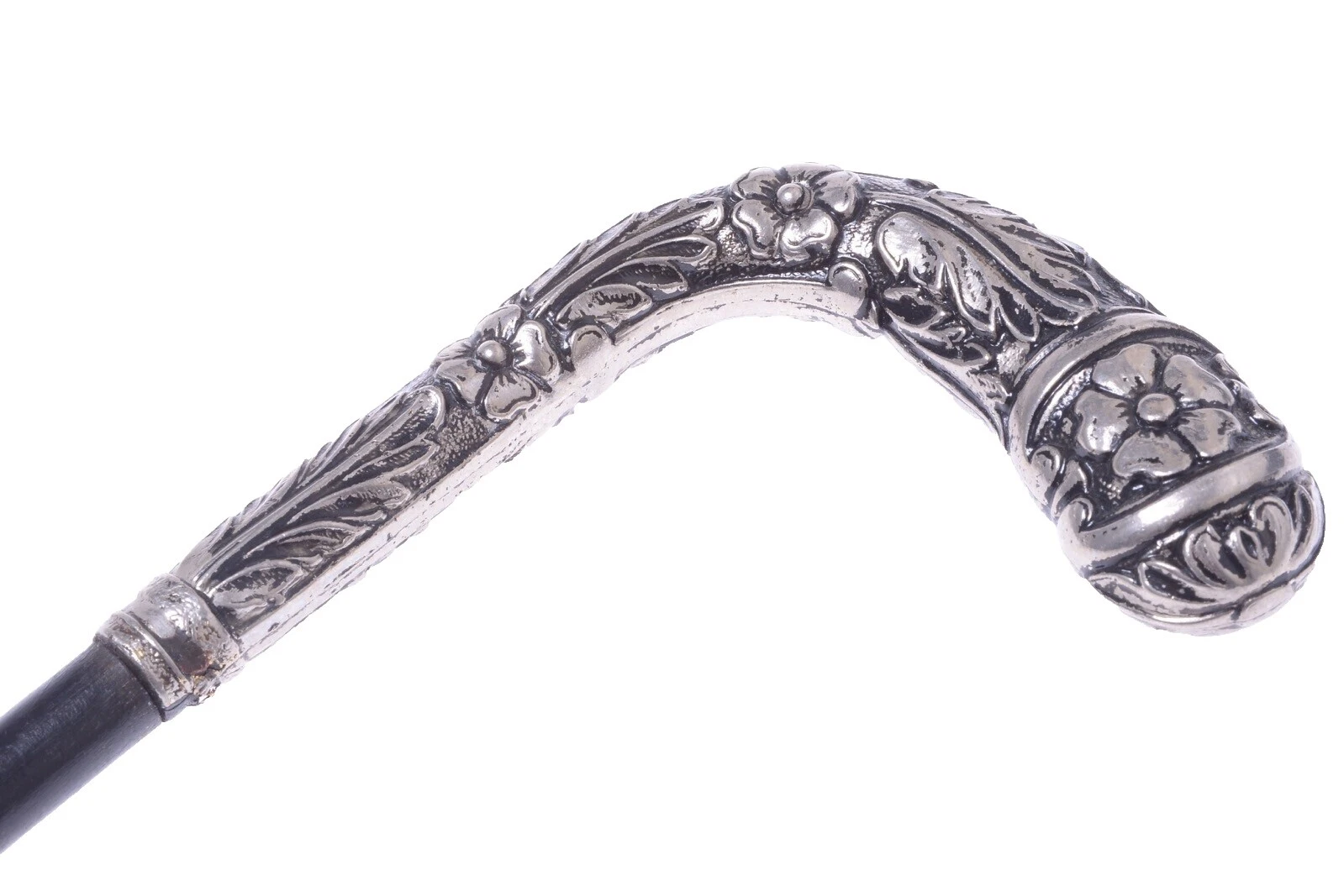 Chapado En Plata Original Vintage bastones y Bastones