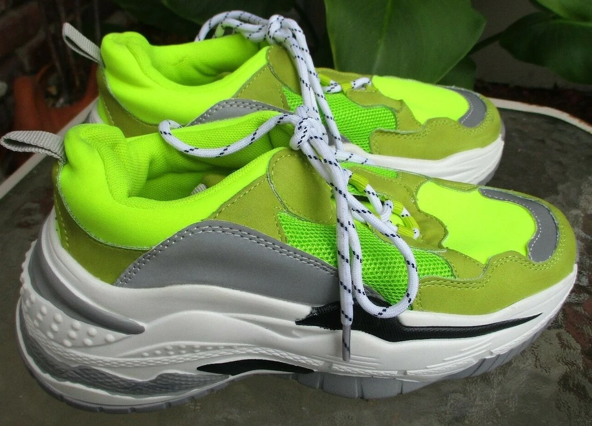 Neon color shop shoes