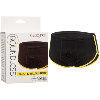 Boundless Black & Yellow Brief Premium Harness - Select Size