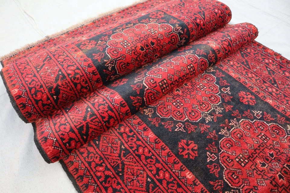 Decoración de cualquier habitación 2x9, tribal afgano vintage 100% lana tradicional. Foto 2 de 4