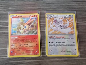 Pokemon - Victini B&W Legendary Treasures 23/113 & Cinccino # 105 - HOLOS - NM