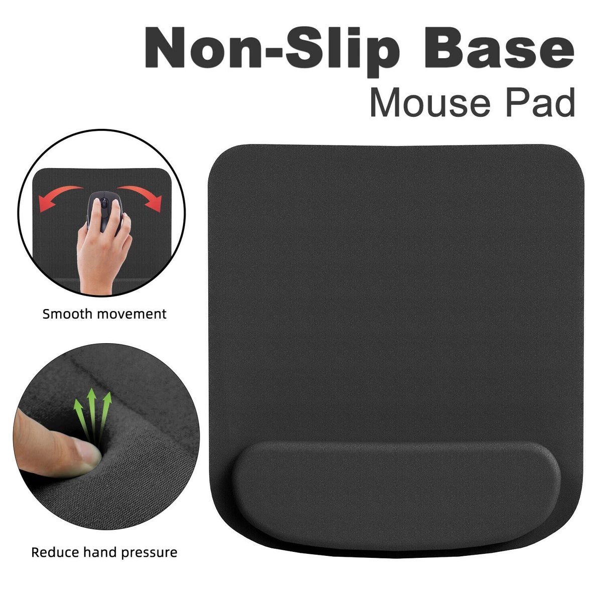 Anti-Slip MOUSE PAD Laptop Comfort SMOOTH Ergonomic PC Mouse Mat