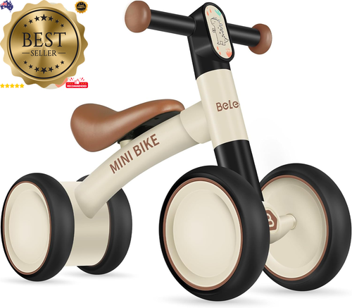 B1 Baby Balance Bike for 1-2 Year Old, Lightweight with 4 Silent Wheels - Picture 9 of 12
