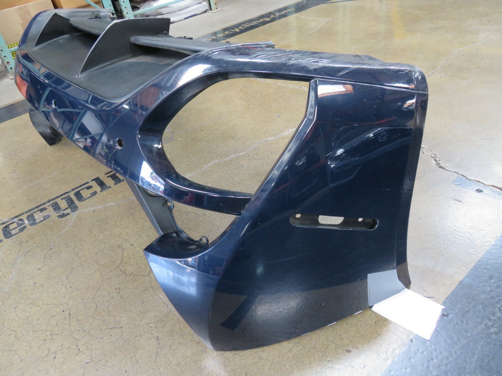 Ferrari California, Rear Bumper, Dmg, Blue, Used, P/N 82433510