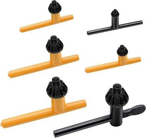 Drill Chuck Key Wrench 6 Sizes Drill Press Chuck Key Replacement Drill Clamp