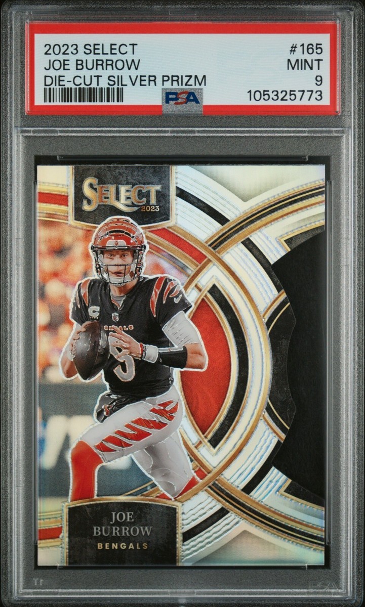 2023 Panini Select - Premier Level Joe Burrow #165 Silver Prizm