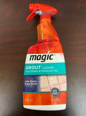 Magic  Ceramic Porcelain Tile GROUT CLEANER ~ Protect Against Re-soiling 30oz  