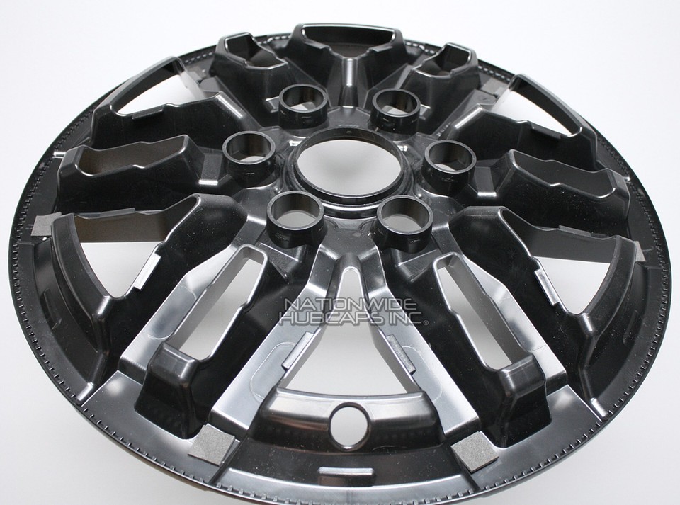 4 Chevrolet Colorado LT 2023-2026 Black 17" Wheel Skins Hub Caps Rim