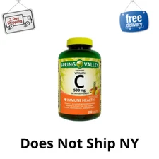 Spring Valley Vitamin C Chewable Tablets Dietary Supplement, 200 Count (1 PACK)