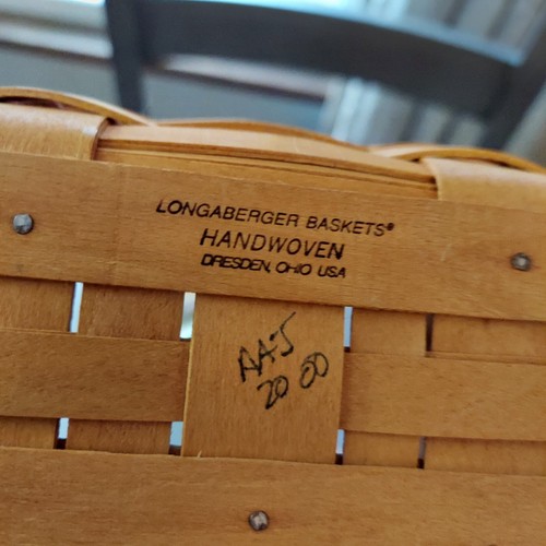 2000 Longaberger Collectors Club Membership basket. Basket only - Picture 4 of 4