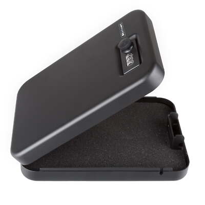 Portable Gun Safe   Top Opening Personal Steel Travel Combination Lock Box