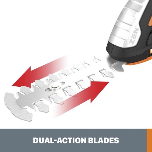 8" 20V Cordless Shear Shrubber Hedge Trimmer Dual Action Blade Bush Cutter - Picture 5 of 5