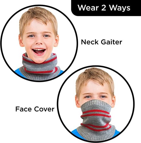Sesame Street Toddler Boys Elmo Cold Weather Set - Hat, Mittens, Gaiter Age 2-4 - Picture 3 of 8