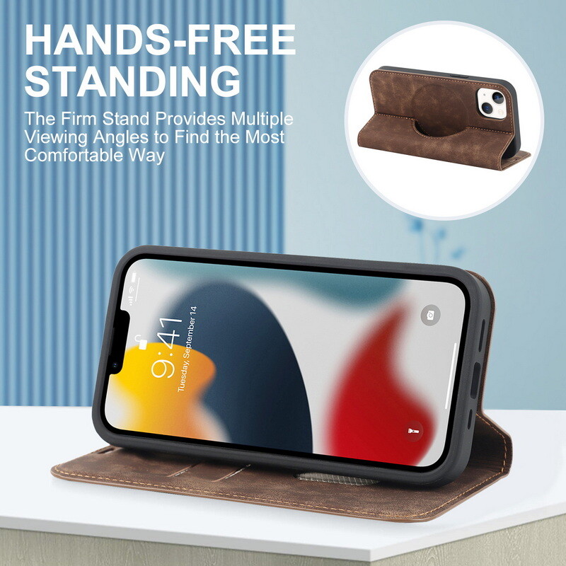 Magnetische Brieftasche Für IPhone MagSafe - Mit Airtag-Halterung, RFID-Schutz & Verstellbarem Ständer