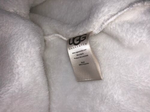 UGG Australia Miranda Robe Women's Spa Seagull Cream UA5358W Wrap Belted Plush - Picture 10 of 12