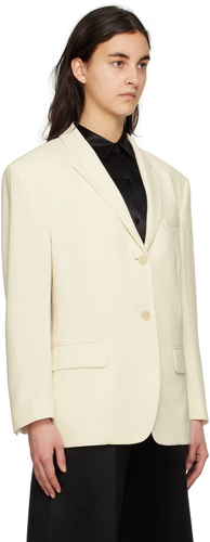 NEW Theory Off-White Relaxed Blazer size M/L #C4094 - Picture 2 of 11