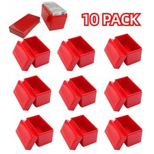 10Pack 10 Coin Slabs For PCGS NGC Capacity Holder Slab Storage Box Case Plastic