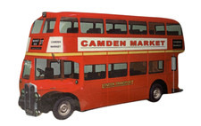 Red London Bus Camden Market Plaque - London Gift - London Gifts LS13-P
