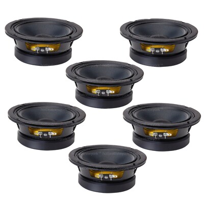 Eminence ALPHA-6A 6''/6.5'' inch Midrange Raw Speakers 6-PACK ALPHA 6A