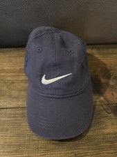 Nike Baseball Hat Toddler Adjustable Navy Swoosh Logo Strapback Cap