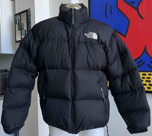 Nuptse Puffer Jacket Black Puffy Mens 