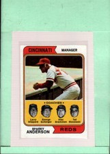 1974 Topps #326 Sparky Anderson NM Near Mint Reds MG ID:47661