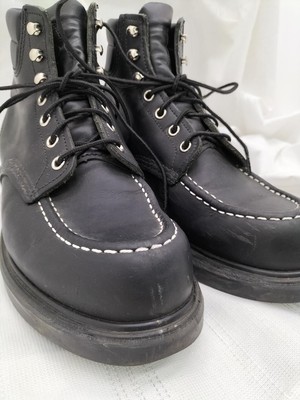 Red Wing 8133 Frankfurter Supersole 9e Black Chrome MOC Toe Boot 