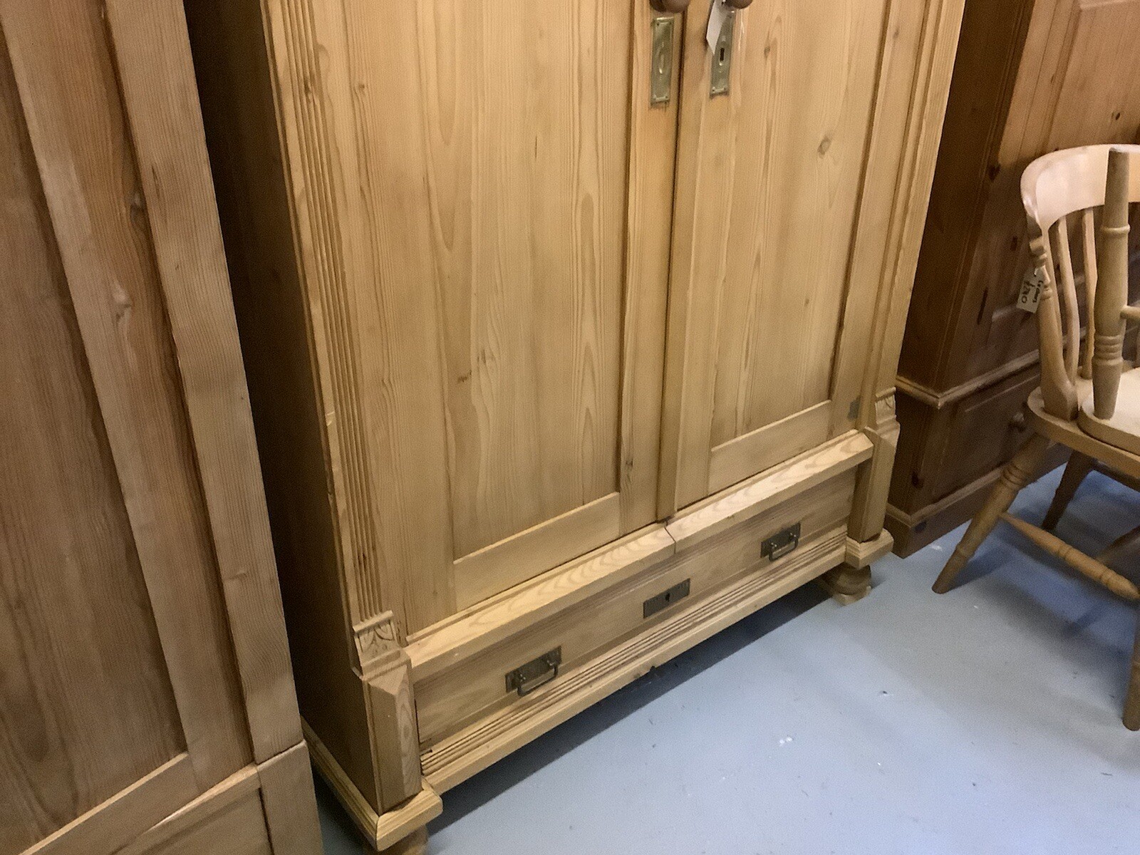 Lovely Antique Pine French Wardrobe eBay