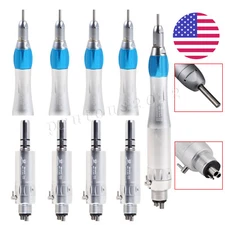 NSK Style Dental Slow Low Speed Handpiece Straight Nosecone Air Motor 4Hole USA